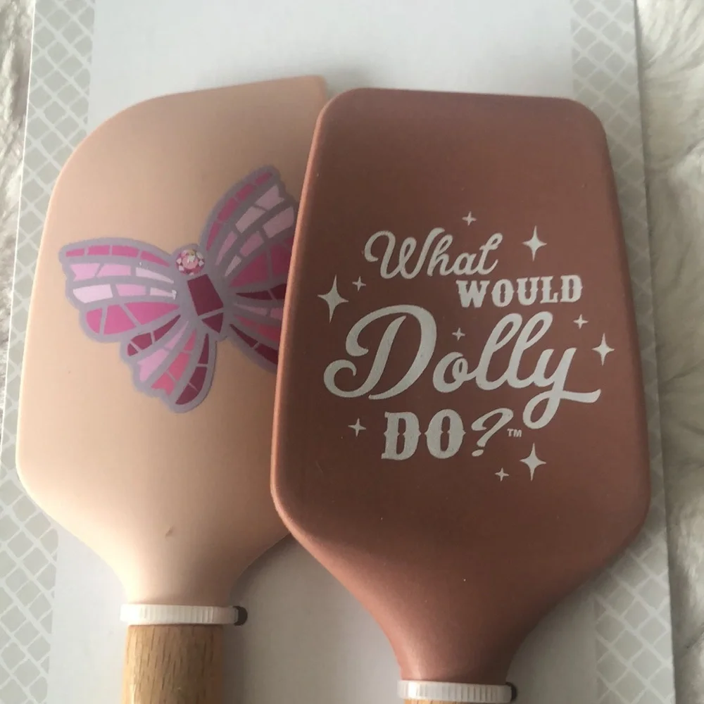 DOLLY Parton Wooden Handle Spatula Set